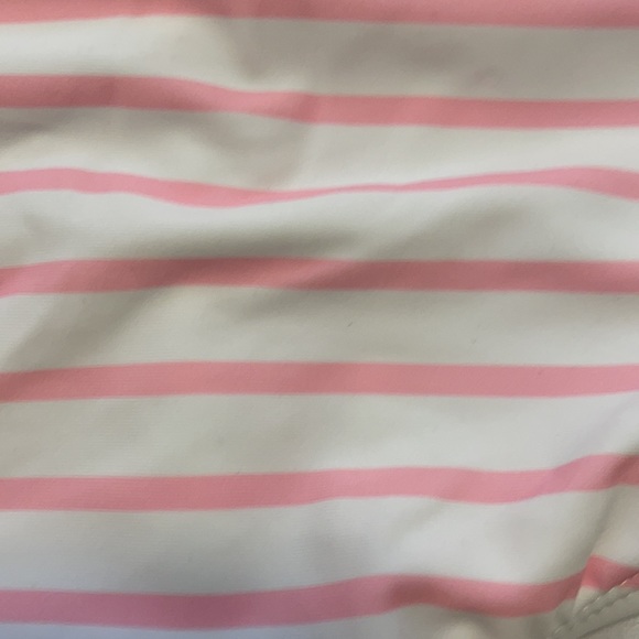 Janie and Jack Pink striped bathing suit with appliqué details! - Picture 3 of 7